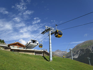 Stazione intermedia della cabinovia