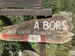 Proseguiamo verso l'Alpe Bors