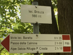 Inizio del sentiero F06