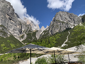 Panorama dal rifugio