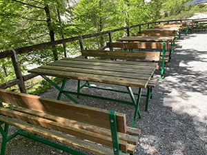 Tavoli all'aperto
