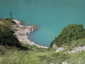 Particolare del Lago Barbellino Inferiore