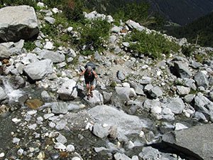 Superamento di un torrente