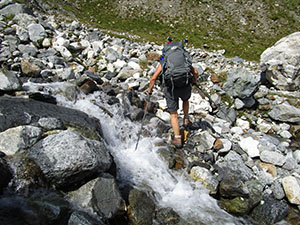 Attraversamento di un torrente