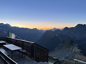 Panorana al tramonto
