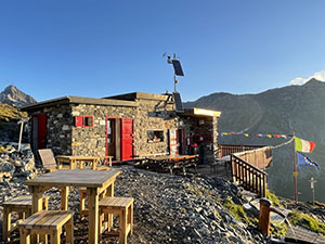 Alba al Rifugio Del Grande Camerini
