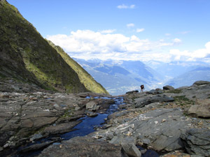 Il ruscello emissario del Lago Reguzzo