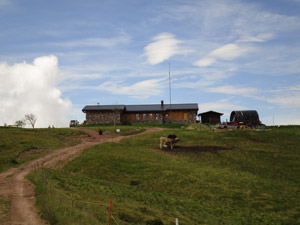 Arrivo al rifugio