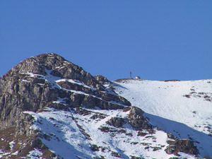 Salendo verso la cima