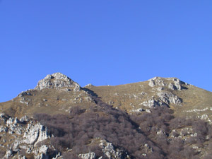 Le due cime del Monte Due Mani