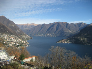 Vista lago sopra Cernobbio