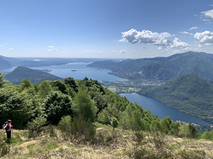 Panorama appena usciti dal bosco