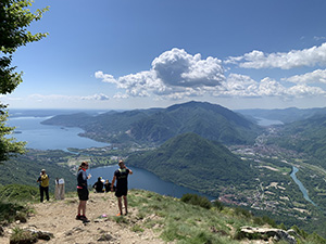 Panorama dalla cima del Monte Fai