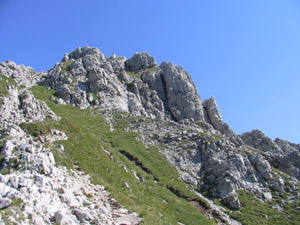 Verso la cima della Grignetta