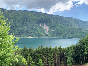 Il Lago di Molteno visto dalla Baita Fortini
