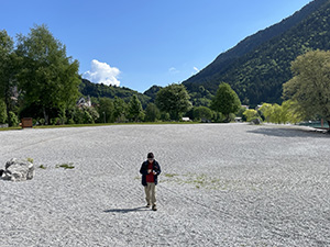 Tutta mia la spiaggia alle 9 del mattino di un giorno feriale