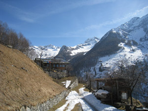 Arrivo al rifugio