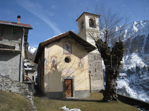 La chiesa di Frasnedo