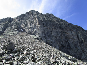 Salendo al Passo di Valsecca dal versante Brembano