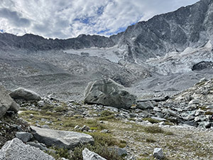Quanto resta del ghiacciaio