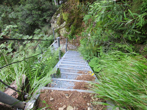 In cima alla terza scala