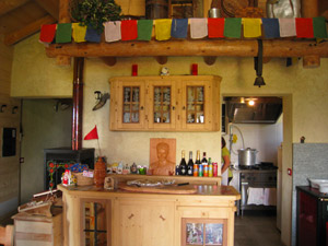 Interno del rifugio