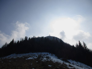 Il Monte Bronzone dal rifugio