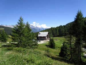 Arrivo al rifugio