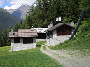 Le tre baite nei pressi del rifugio