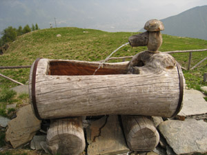 La fontana accanto al rifugio