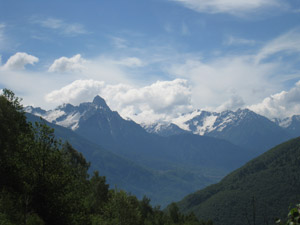 Panorama lungo il sentiero