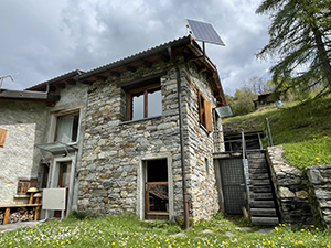 La Baita del Luca vista di lato