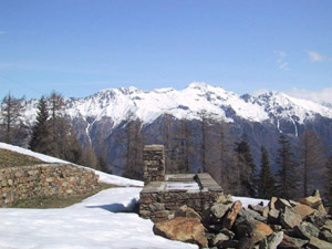 La fontana dietro al rifugio