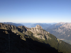 Alba verso il Pizzo Badile Camuno