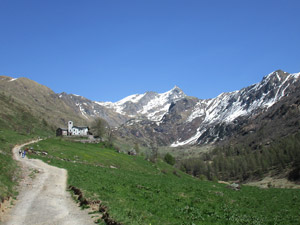 La Val Biandino verso la Madonna della Neve