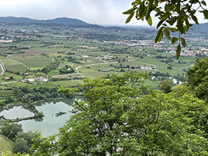 Vista sulle torbiere del Sebino