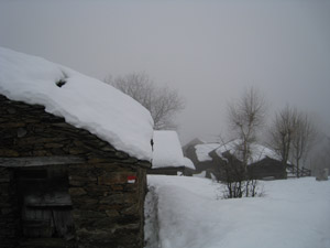Veduta invernale di Sarona