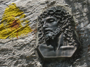 Volto di Cristo in bronzo (sent. 28-29)