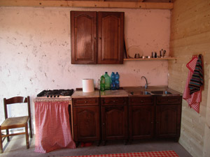 Interno del bivacco