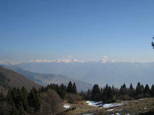 Panorama dal rifugio