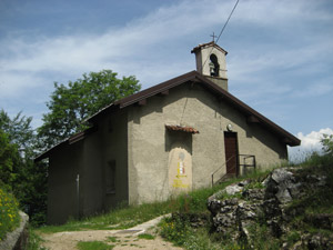 ll retro della chiesetta della Madonna della Neve