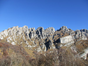 Il Resegone visto dal rifugio