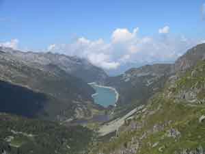 Il Lago Arno dal Passo Campo