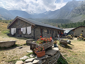 Uno degli edifici che formano il Rifugio delle Marmotte