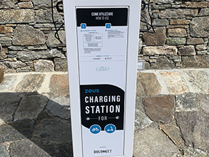 Colonnina per la ricarica e- bike