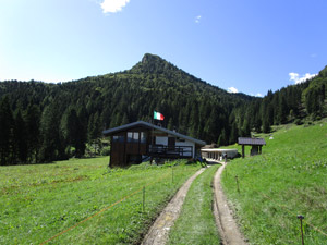 Arrivo al rifugio