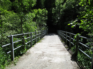 Il secondo ponte sul Torrente Ogliolo di Monno