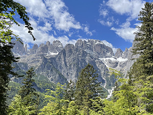 Panorama sul sentiero 340