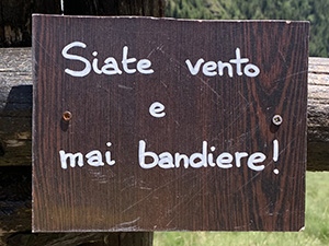 Siate vento e mai bandiere!