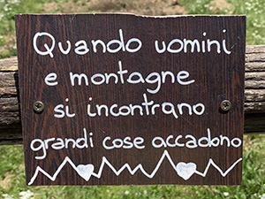 Quando uomini e montagne si incontrano grandi cose accadono